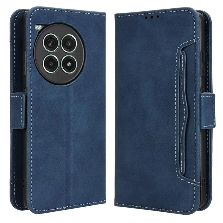 For OnePlus Ace 3 Pro 5G Wallet Case Multiple Card Slots Drop-Proof Leather Phone Cover