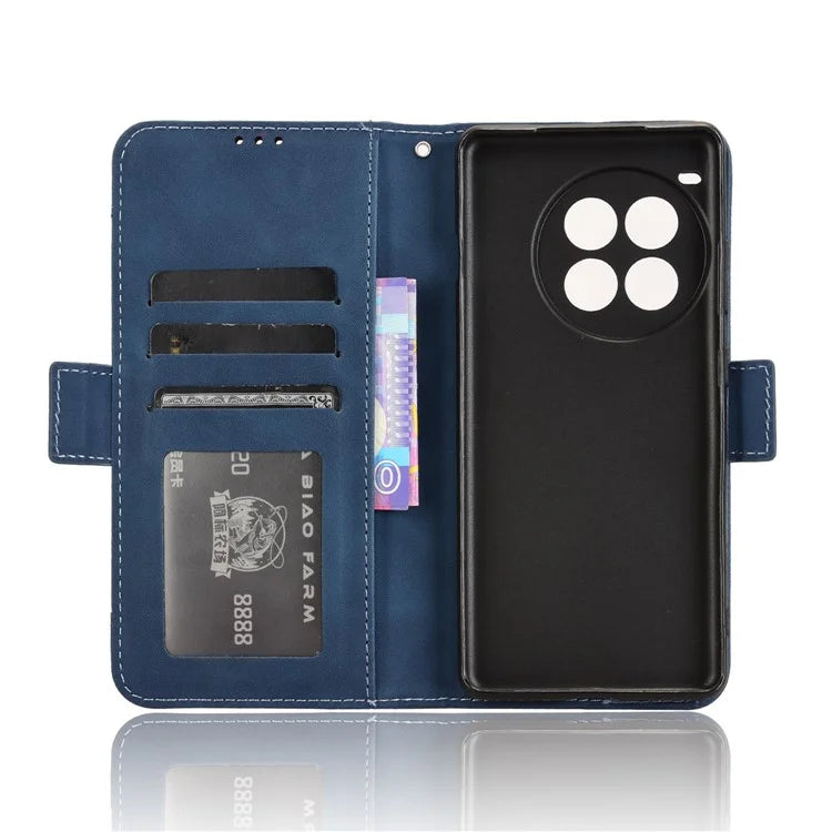 For OnePlus Ace 3 Pro 5G Wallet Case Multiple Card Slots Drop-Proof Leather Phone Cover