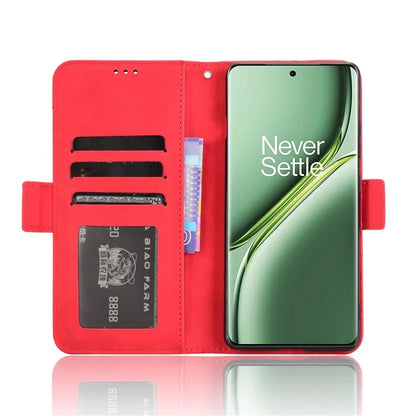 For OnePlus Ace 3 Pro 5G Wallet Case Multiple Card Slots Drop-Proof Leather Phone Cover