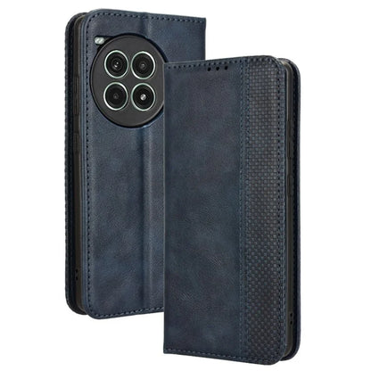 For OnePlus Ace 3 Pro 5G Wallet Case Anti-Drop Retro PU Leather Phone Cover