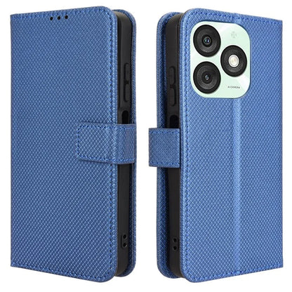 For itel A50 Case Diamond Texture PU Leather Phone Cover