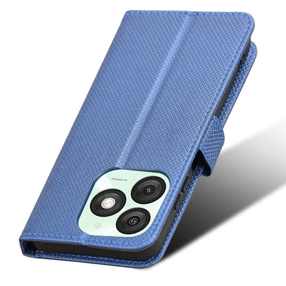 For itel A50 Case Diamond Texture PU Leather Phone Cover