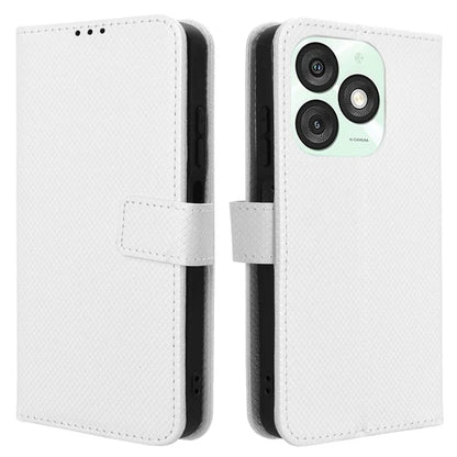 For itel A50 Case Diamond Texture PU Leather Phone Cover