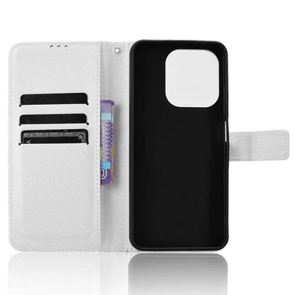 For itel A50 Case Diamond Texture PU Leather Phone Cover
