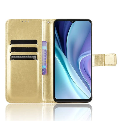 For itel A50 Wallet Case Crazy Horse Texture Shockproof Leather Phone Cover