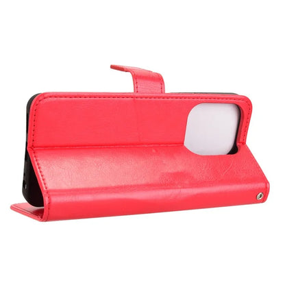 For itel A50 Wallet Case Crazy Horse Texture Shockproof Leather Phone Cover