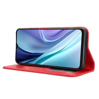 For itel A50 Shockproof Case Retro PU Leather Wallet Phone Cover