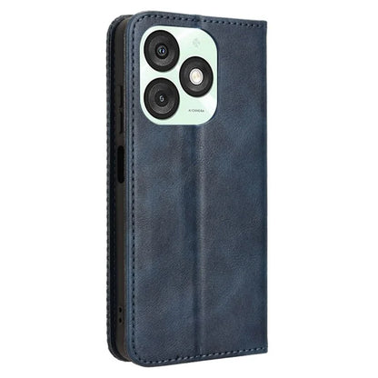 For itel A50 Shockproof Case Retro PU Leather Wallet Phone Cover