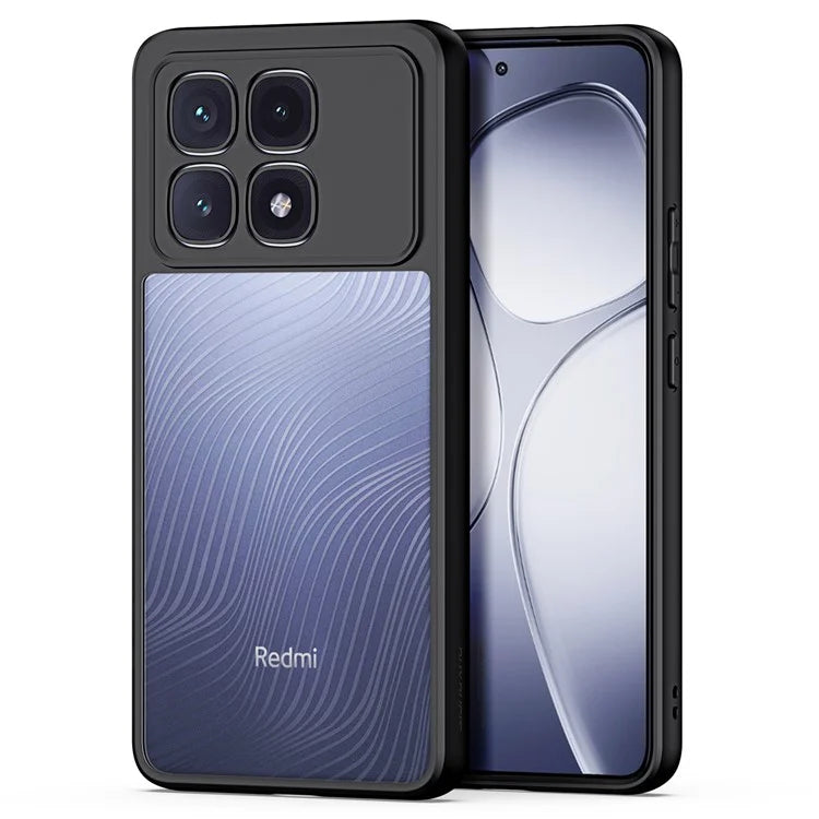DUX DUCIS Aimo Series For Xiaomi Redmi K70 Ultra Case Matte TPU+PC Cover (REACH Certification) - Black
