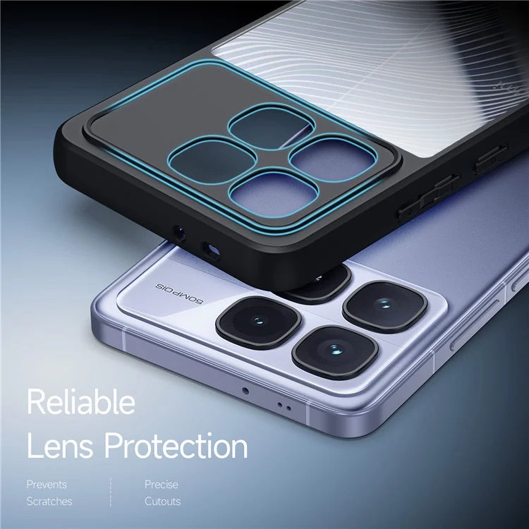 DUX DUCIS Aimo Series For Xiaomi Redmi K70 Ultra Case Matte TPU+PC Cover (REACH Certification) - Black