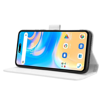 For Umidigi G6 Protective Case PU Leather Diamond Texture Phone Cover