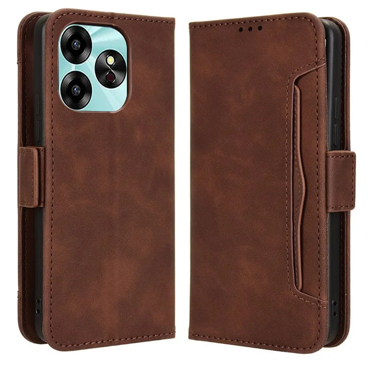 For Umidigi G6 Case Multiple Card Slots Leather Stand Phone Cover