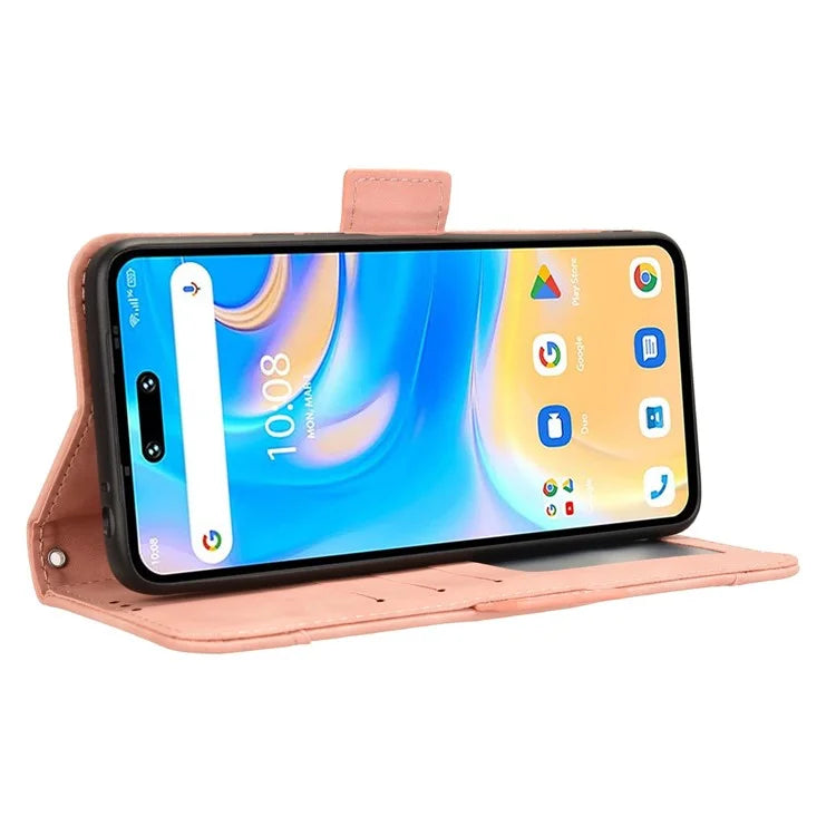 For Umidigi G6 Case Multiple Card Slots Leather Stand Phone Cover
