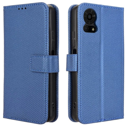 For TCL 50 LE Shockproof Case PU Leather Diamond Texture Phone Cover