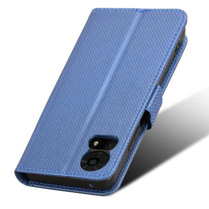 For TCL 50 LE Shockproof Case PU Leather Diamond Texture Phone Cover