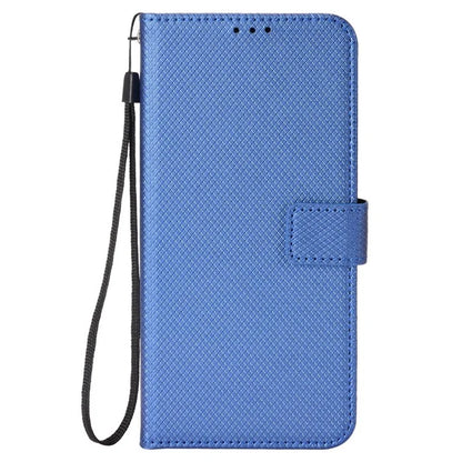 For TCL 50 LE Shockproof Case PU Leather Diamond Texture Phone Cover