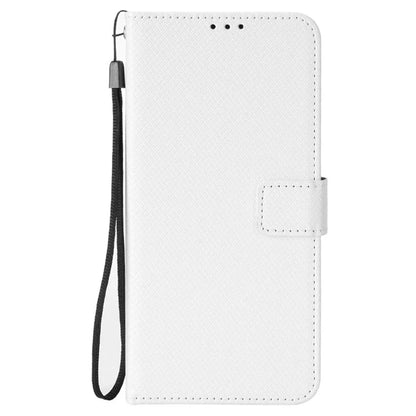 For TCL 50 LE Shockproof Case PU Leather Diamond Texture Phone Cover