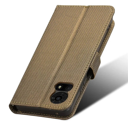 For TCL 50 LE Shockproof Case PU Leather Diamond Texture Phone Cover