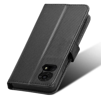 For TCL 50 LE Shockproof Case PU Leather Diamond Texture Phone Cover