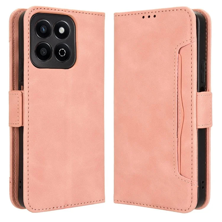 For Honor 200 Smart 5G / Play 60 Plus 5G Stand Case Multiple Card Slots Leather Wallet Phone Cover