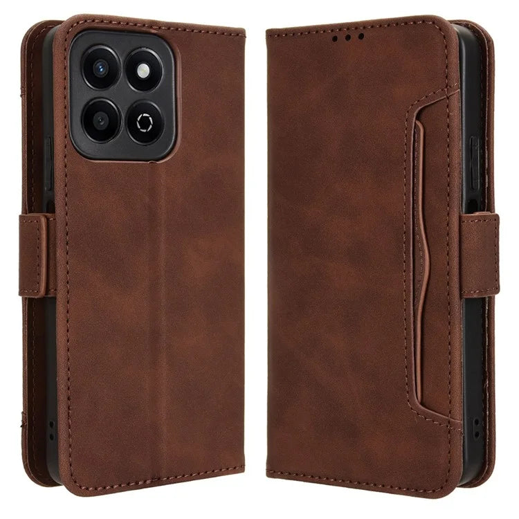 For Honor 200 Smart 5G / Play 60 Plus 5G Stand Case Multiple Card Slots Leather Wallet Phone Cover
