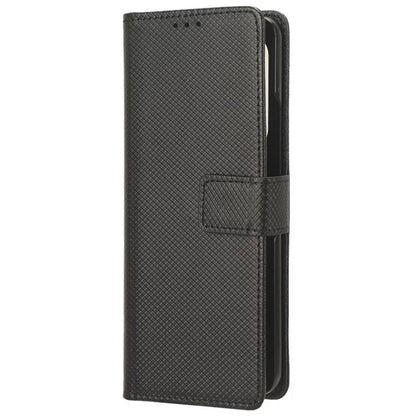 For Samsung Galaxy Z Fold6 5G Case with Pencil Holder, PU Leather Diamond Texture Wallet Phone Cover