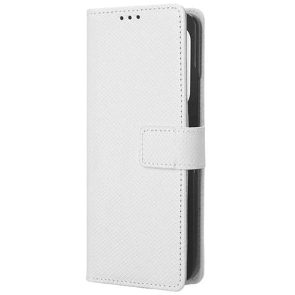 For Samsung Galaxy Z Fold6 5G Case with Pencil Holder, PU Leather Diamond Texture Wallet Phone Cover