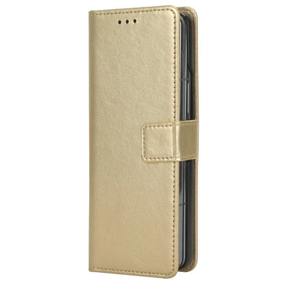 For Samsung Galaxy Z Fold6 5G Phone Case Pencil Slot Stand Leather Cover Crazy Horse Texture
