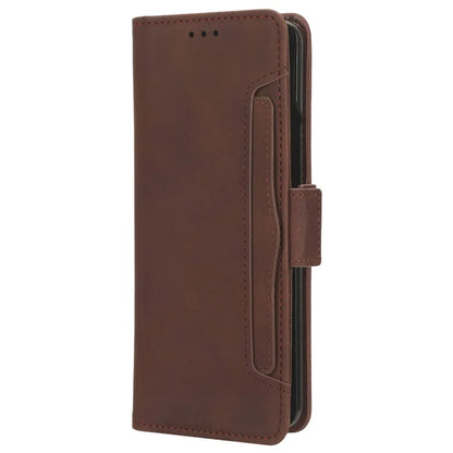 For Samsung Galaxy Z Fold6 5G Stand Case with Pencil Slot Anti-Scratch Leather Phone Cover