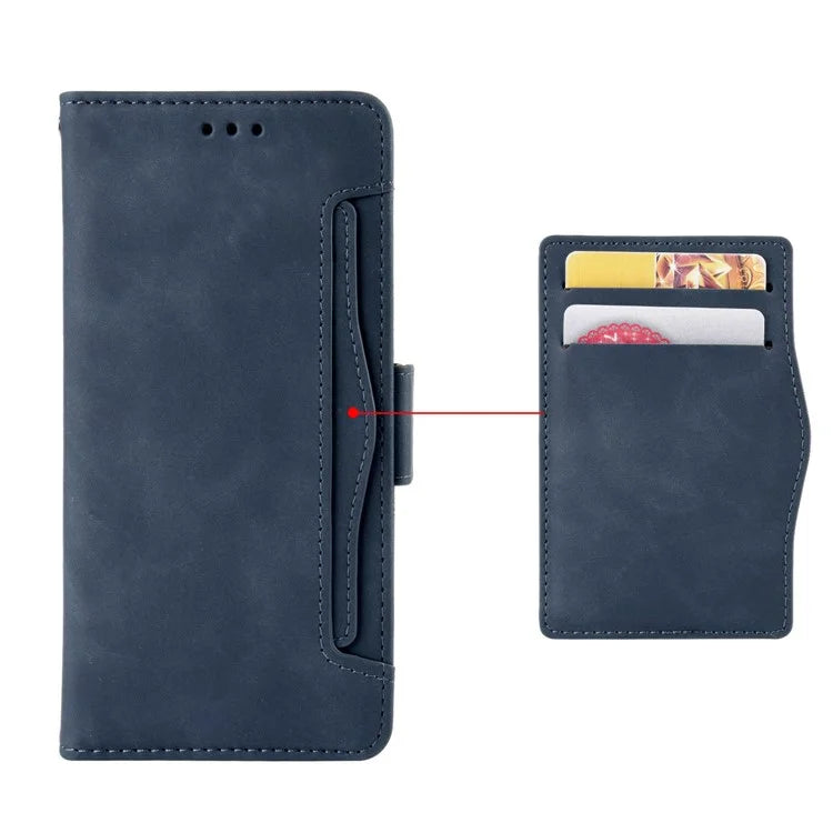 For Samsung Galaxy Z Fold6 5G Stand Case with Pencil Slot Anti-Scratch Leather Phone Cover