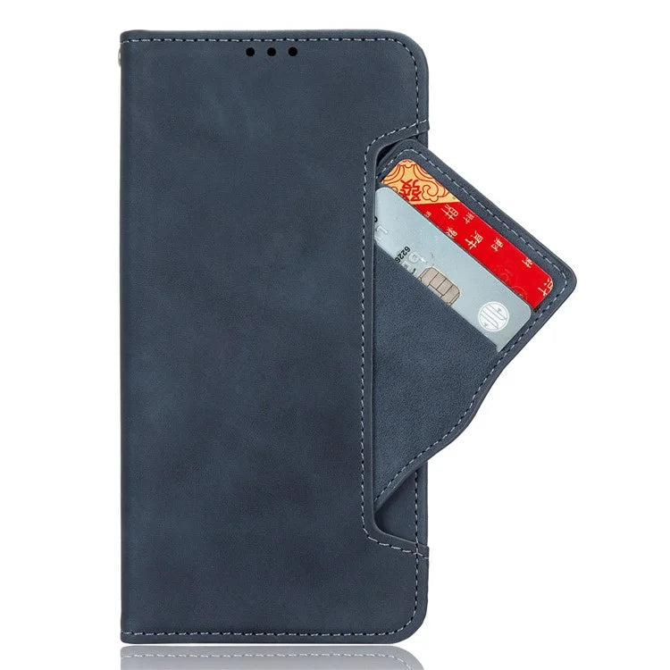 For Samsung Galaxy Z Fold6 5G Stand Case with Pencil Slot Anti-Scratch Leather Phone Cover