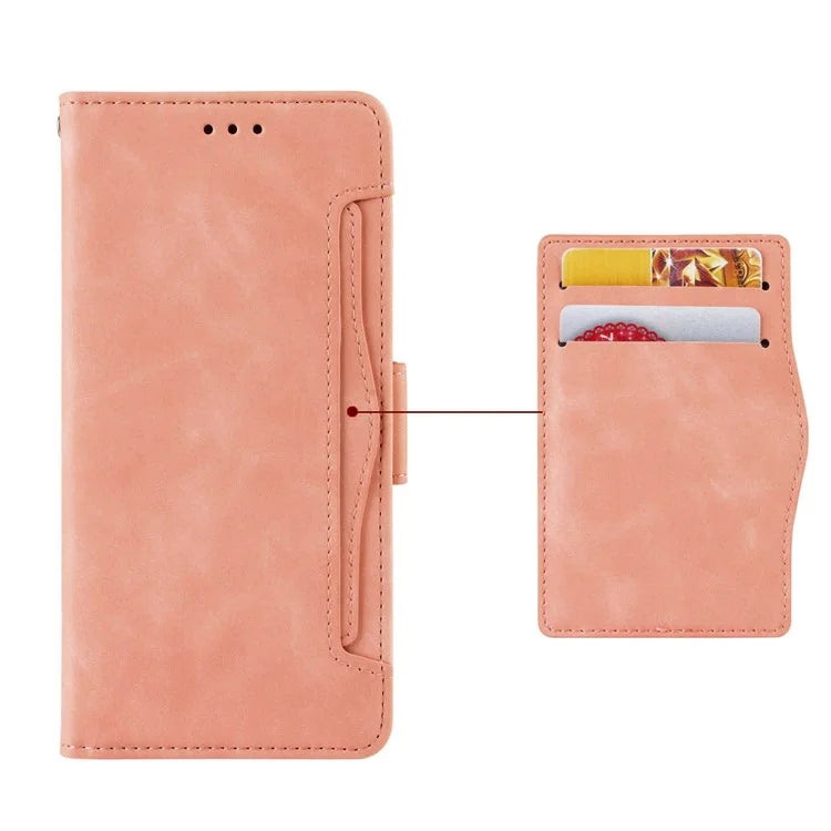 For Samsung Galaxy Z Fold6 5G Stand Case with Pencil Slot Anti-Scratch Leather Phone Cover