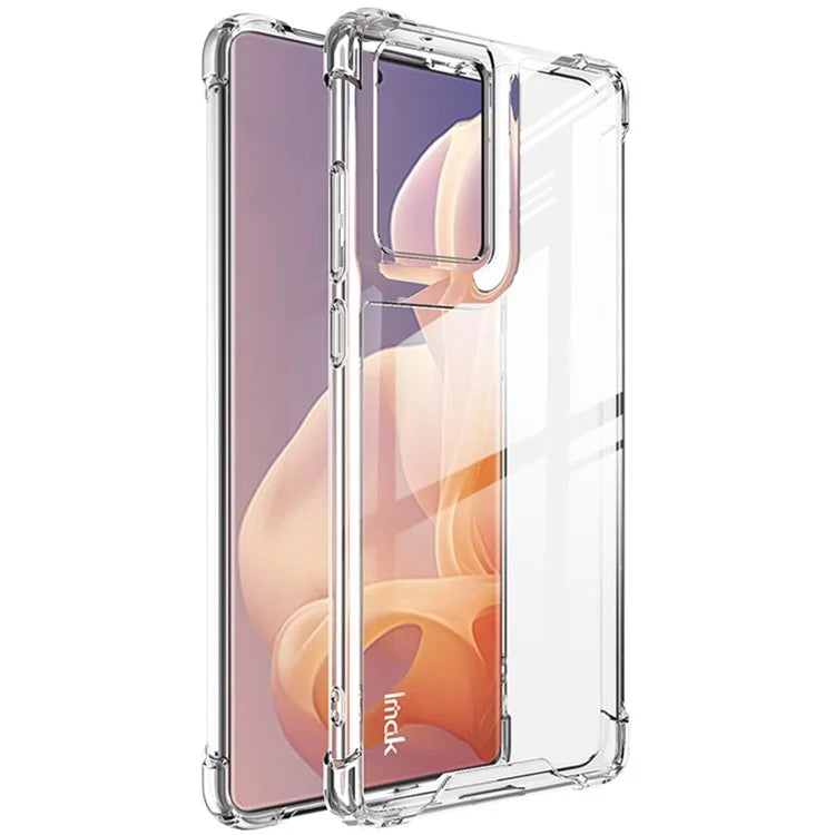 IMAK For Motorola Moto G85 5G  /  S50 Neo 5G Clear Case PC+TPU Phone Cover Airbag Corners