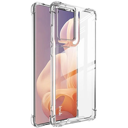 IMAK For Motorola Moto G85 5G  /  S50 Neo 5G Clear Case PC+TPU Phone Cover Airbag Corners