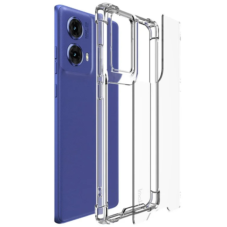 IMAK For Motorola Moto G85 5G  /  S50 Neo 5G Clear Case PC+TPU Phone Cover Airbag Corners