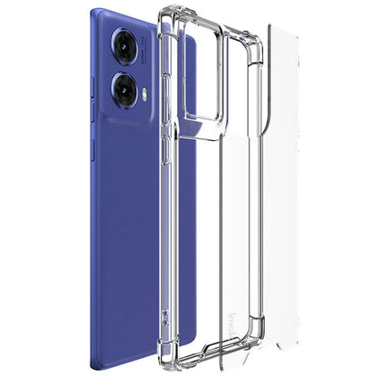 IMAK For Motorola Moto G85 5G  /  S50 Neo 5G Clear Case PC+TPU Phone Cover Airbag Corners