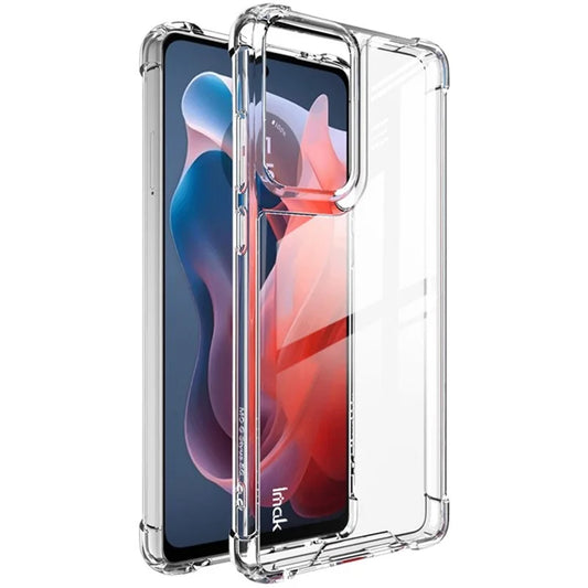 IMAK For Motorola Moto G Stylus 5G (2024) Case Airbag Corners PC+TPU Clear Phone Cover