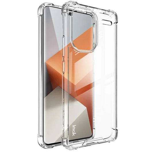 IMAK For Xiaomi Redmi Note 13 Pro+ 5G Case Airbag Corners Clear PC+TPU Phone Cover