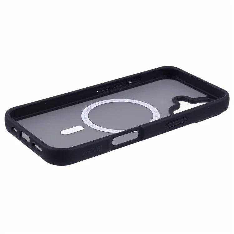 X-LEVEL For iPhone 16 Case Compatible with MagSafe TPU+Acrylic Shockproof Phone Cover Rubberized Finish