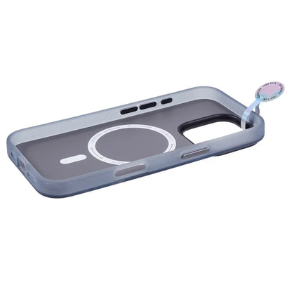 YOUNGKIT Technology Series for iPhone 16 Pro Case Compatible with MagSafe PC+TPU Matte Phone Cover IMD Pattern