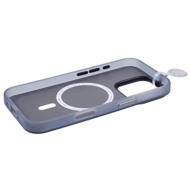 YOUNGKIT Technology Series for iPhone 16 Pro Case Compatible with MagSafe PC+TPU Matte Phone Cover IMD Pattern