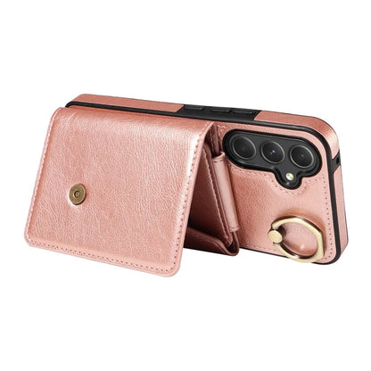 002 For Samsung Galaxy A54 5G Case Leather Card Holder Phone Case Crossbody Strap