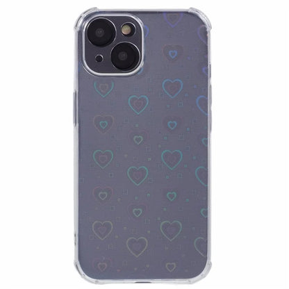 For iPhone 15 Shockproof Case Soft TPU Phone Cover with Card Paper