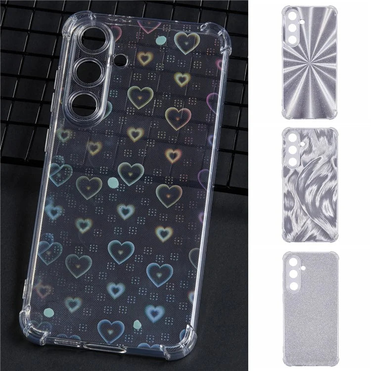 For OnePlus 12 5G Clear Case Protective TPU Phone Cover with 4 Removable Papers