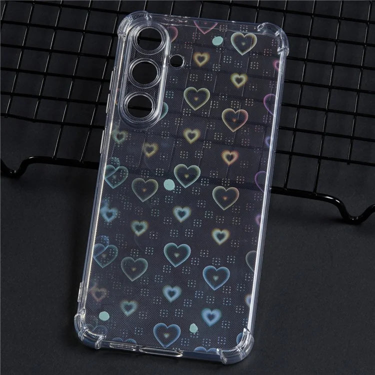 For OnePlus 12 5G Clear Case Protective TPU Phone Cover with 4 Removable Papers
