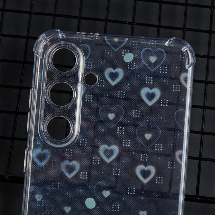 For OnePlus 12 5G Clear Case Protective TPU Phone Cover with 4 Removable Papers