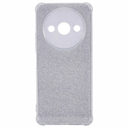 For Xiaomi Redmi A3 4G Clear Phone Case Protective TPU Back Cover with 4 Removable Papers