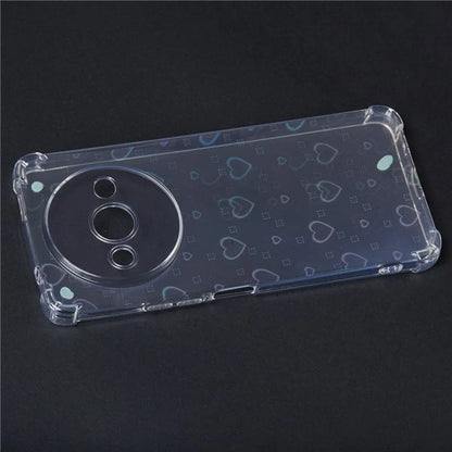 For Xiaomi Redmi A3 4G Clear Phone Case Protective TPU Back Cover with 4 Removable Papers