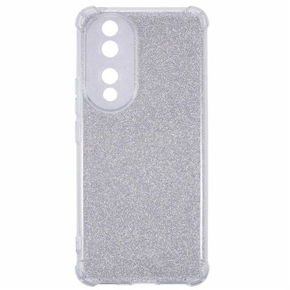 For Honor 90 Clear Phone Case Shockproof TPU Back Cover with 4 Removable Papers