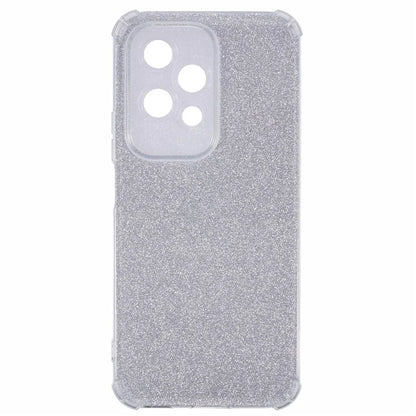 For Honor 200 Lite Shockproof Case TPU Clear Phone Cover with 4 Removable Papers